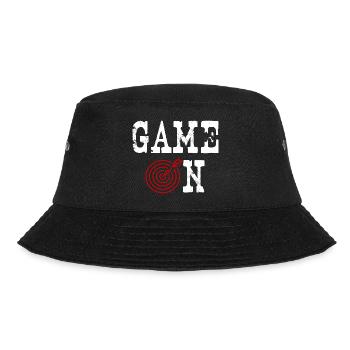 Darts Saying Game On Darten Fans Gift Idea - Bucket Hat - black - Front - Lela (165cm)