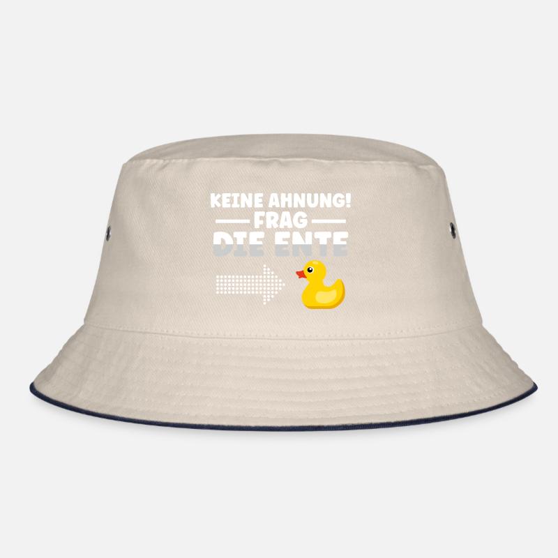 Frag die Badeente Gummiente Bucket Hat
