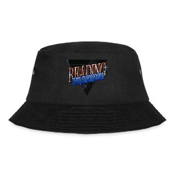 Typography Book Quotes Movies Books Lover happy - Bucket Hat - black - Front - Lela (165cm)