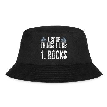 Rockhound Geology Collectionneur de pierres de collecte de roches - Bob - noir - Devant - Lela (165cm)