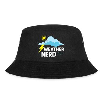 Weather Nerd Meteorology Meteorologist - Bucket Hat - Schwarz - Vorne - Lela (165cm)