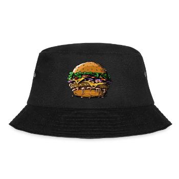 burger - Bucket Hat - black - Front - Lela (165cm)