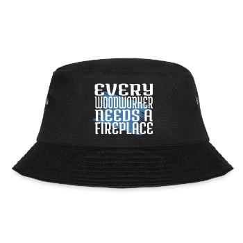 birthday present idea carpenter saw dad fun gift - Bucket Hat - black - Front - Lela (165cm)
