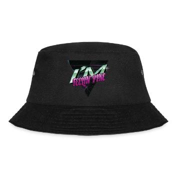 dinosaur moon christmas vacation cool gift - Bucket Hat - Schwarz - Vorne - Lela (165cm)