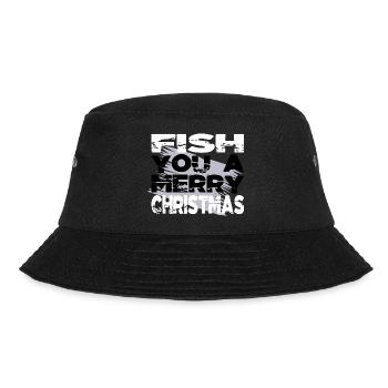 angling funny quote under the tree sayings baby - Bucket Hat - black - Front - Lela (165cm)