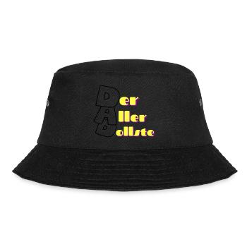 DAD - der aller dollste - Bucket Hat - Schwarz - Vorne - Lela (165cm)