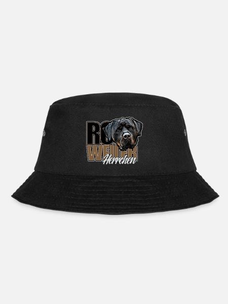 Rottie Herrchen - Bucket Hat - Schwarz