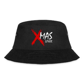 XMAS LOVER In Red And White - Bucket Hat - Schwarz - Vorne - Lela (165cm)