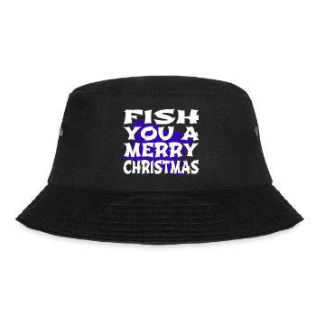 christmas tree dinosaur moon - Bucket Hat - Schwarz - Vorne - Lela (165cm)