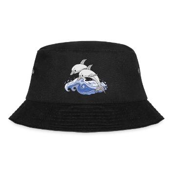 Delphine - Bucket Hat - Schwarz - Vorne - Lela (165cm)