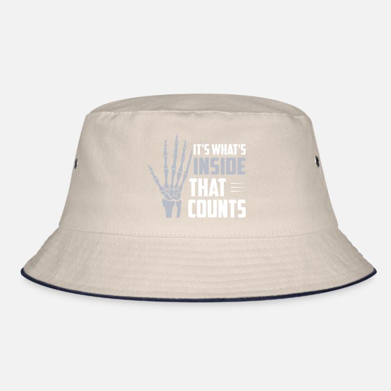 It's What's Inside That Counts Radiology X-Ray Wheel Bucket Hat