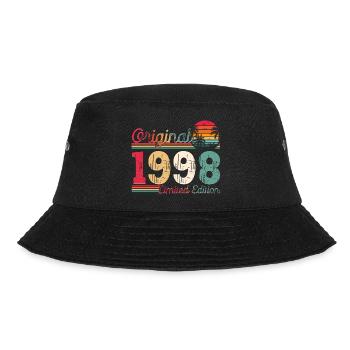 Né 1998 25ème anniversaire Cadeau homme / femme - Bob - noir - Devant - Lela (165cm)