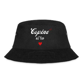 copine au top idée cadeau - Bob - noir - Devant - Lela (165cm)