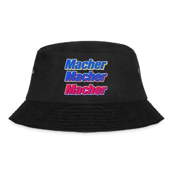 Macher 2 - Bucket Hat - Schwarz - Vorne - Lela (165cm)