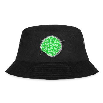 schäferhund doggie pudel bluthund pfote - Bucket Hat - Schwarz - Vorne - Lela (165cm)