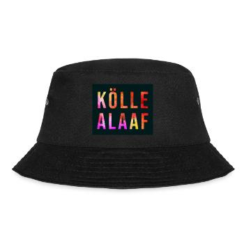 Kölle,Köln, Rheinland, Karneval, Rosenmontagszug - Bucket Hat - Schwarz - Vorne - Lela (165cm)