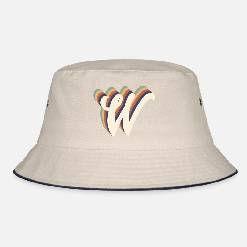 Buchstabe W Bucket Hat