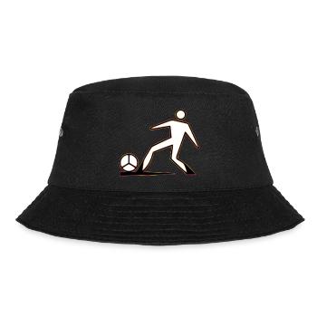 Ein Fußballspieler - Bucket Hat - Schwarz - Vorne - Lela (165cm)
