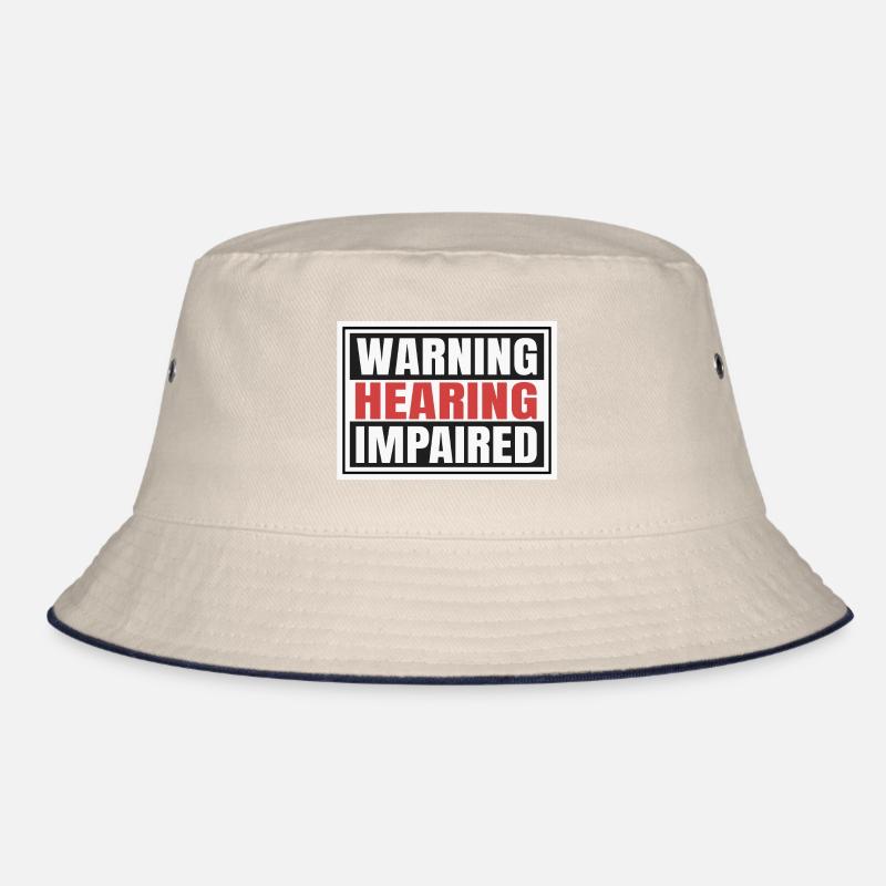 Hearing Impaired Warning Bucket Hat