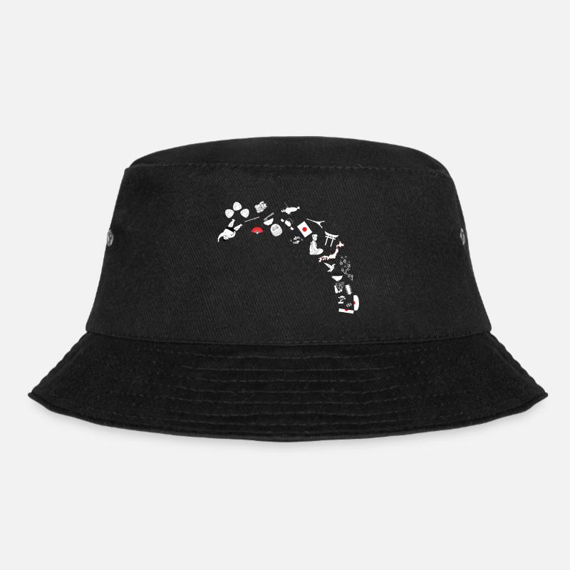 Eine Öffnung zu Japan in kleinen - Bucket Hat - Schwarz