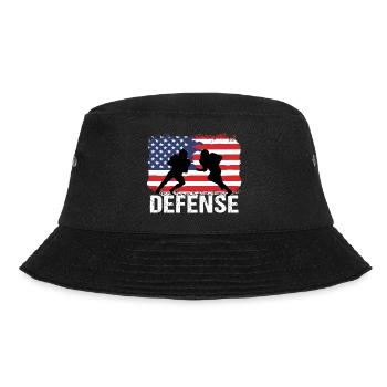 American Football USA Defense - Bucket Hat - Schwarz - Vorne - Lela (165cm)
