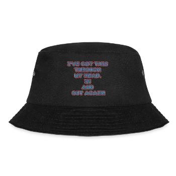 funny non-thinking design / funny sayings - Bucket Hat - black - Front - Lela (165cm)