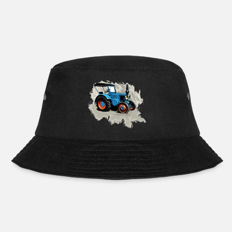 Traktor Lanz - Bucket Hat - Schwarz