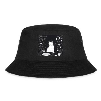 Miau - Bucket Hat - Schwarz - Vorne - Lela (165cm)