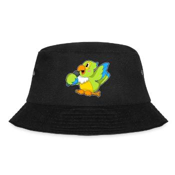 Parrot Singer Microphone Singing - Bucket Hat - black - Front - Lela (165cm)