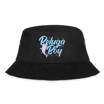 Beluga Whale Beluga Whale Whale Watching Dolphin Dolphin - Bucket Hat - black - Front - Lela (165cm)