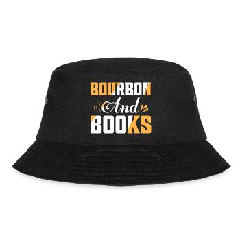 Bourbon And Books Drinking Whiskey - Bucket Hat - black - Front - Lela (165cm)