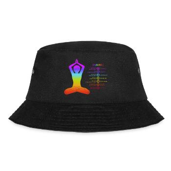 Chakra - Chakras - Bucket Hat - black - Front - Lela (165cm)