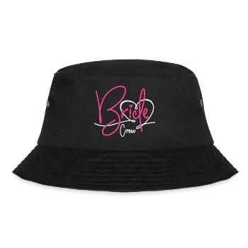 BRIDE CREW HEART BRIDE BACHELORETTE PARTY BACHELORETTE PARTY - Bucket Hat - black - Front - Lela (165cm)