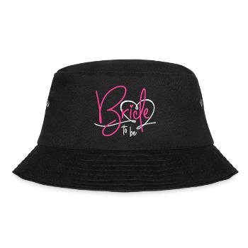BRIDE TO BE HEART BACHELORETTE PARTY BRIDE BACHELORETTE PARTY - Bucket Hat - black - Front - Lela (165cm)