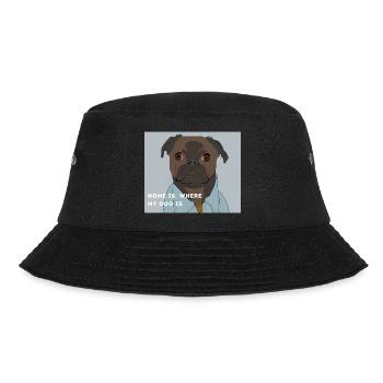 CHIEN - La maison est l’endroit où se trouve mon chien - Bob - noir - Devant - Lela (165cm)
