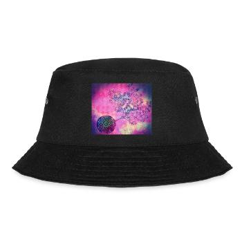 Persian Tree of Life No. 3 - Bucket Hat - black - Front - Lela (165cm)