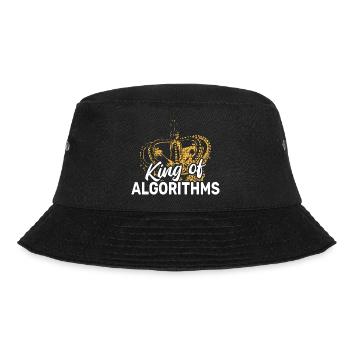 Software Ingenieur Informatiker Programmierer - Bucket Hat - Schwarz - Vorne - Lela (165cm)