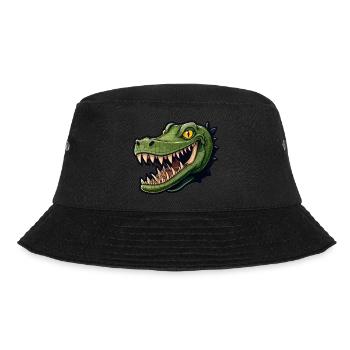 Alligator - Bucket Hat - Schwarz - Vorne - Lela (165cm)