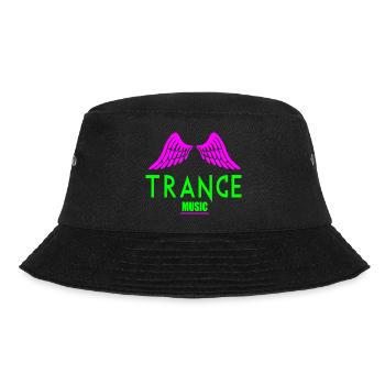 Trance music wing logo - Bucket Hat - black - Front - Lela (165cm)