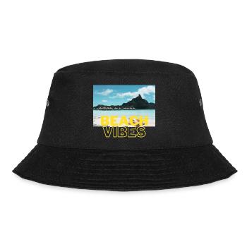 Beach 9 - Bucket Hat - Schwarz - Vorne - Lela (165cm)