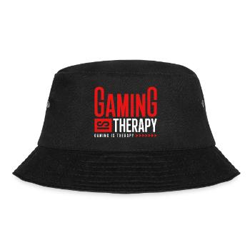 GAMING IST THERAPIE - Bucket Hat - Schwarz - Vorne - Lela (165cm)