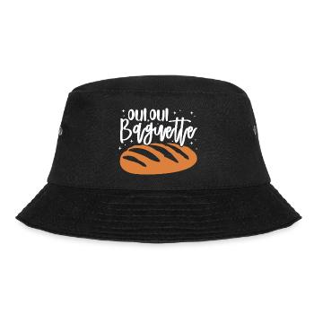 Oui Oui Baguette - Bucket Hat - black - Front - Lela (165cm)