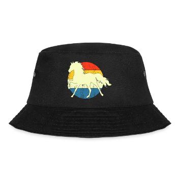 Vintage Retro Horse Sunset pour les amateurs de chevaux - Bob - noir - Devant - Lela (165cm)