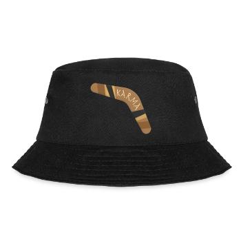 Karma boomerang - Bucket Hat - Schwarz - Vorne - Lela (165cm)