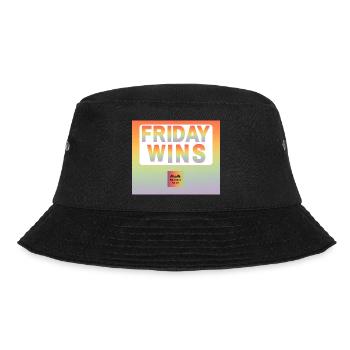 Friday wins E4A - Bucket Hat - black - Front - Lela (165cm)