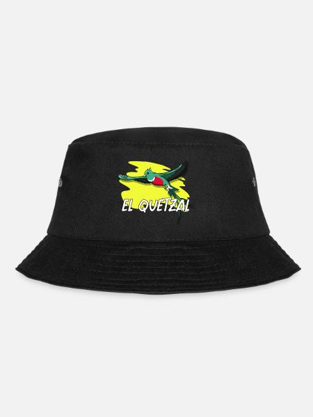Guatemala Guatemalan Flagge DNA I Geschenk - Bucket Hat - Schwarz