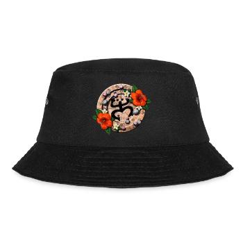 Puerto Rico Coqui Taino Boricua Frog - Bucket Hat - black - Front - Lela (165cm)