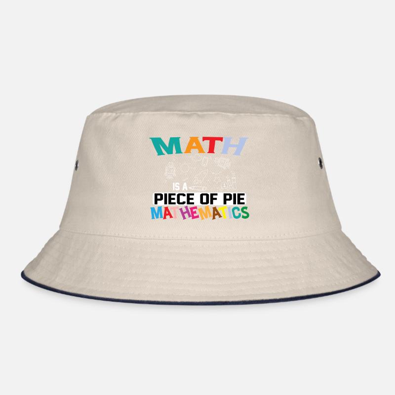 Math is a piece of Pi Mathmatics, Pi-Day Mathefan Bucket Hat
