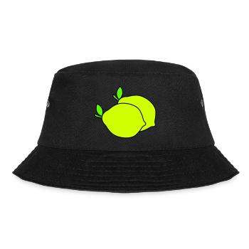 lemons - Bucket Hat - black - Front - Lela (165cm)