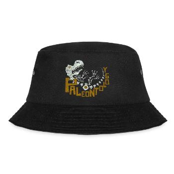 Paläontologe Dino Fossil Geschenk Paläontologie - Bucket Hat - Schwarz - Vorne - Lela (165cm)